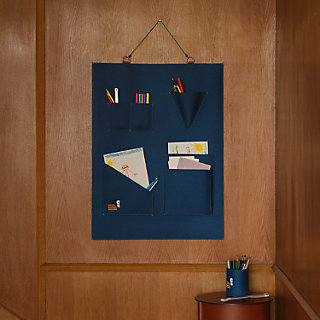 Animaux Blocks pencil holder - Brown | Hermès Singapore